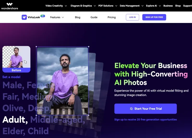 Wondershare VirtuLook